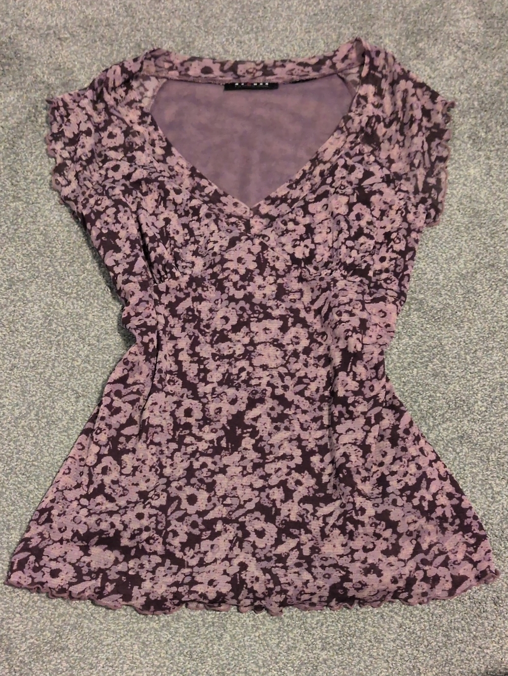 Vintage Access By Liz Claiborne Floral Top Size Medium